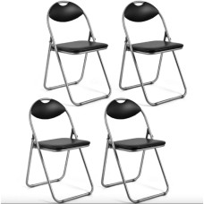 Комплект стільців складаних Costway Moro з переносною ручкою 4 штуки