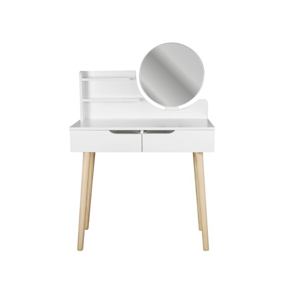 Туалетний столик Jumi Scandi з шухлядами, білий