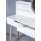 Туалетний столик Jumi Scandi з шухлядами, білий