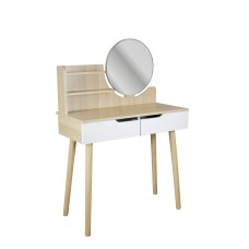 Туалетний столик Jumi Scandi з шухлядами, світлий бук