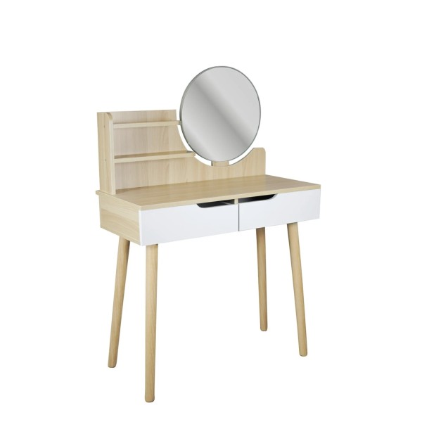 Туалетний столик Jumi Scandi з шухлядами, світлий бук