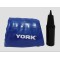 Фітбол York Fitness 65см синій + насос