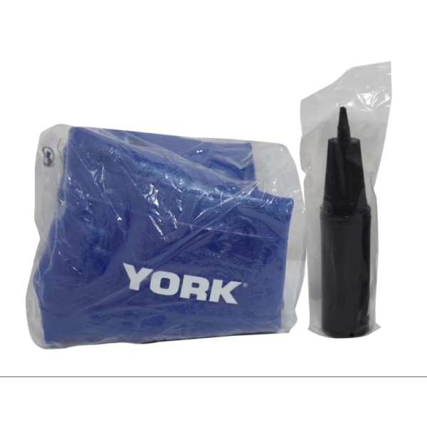 Фітбол York Fitness 65см синій + насос