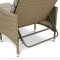 Садовий шезлонг Di Volio Breso з ротангу бежевий