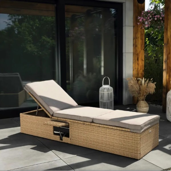 Садовий шезлонг Di Volio Asco бежевий