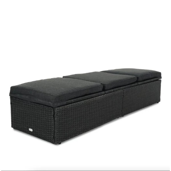 Садовий шезлонг Di Volio Asco чорний