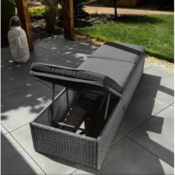 Садовий шезлонг Di Volio Asco чорний