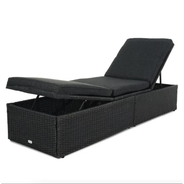 Садовий шезлонг Di Volio Asco чорний