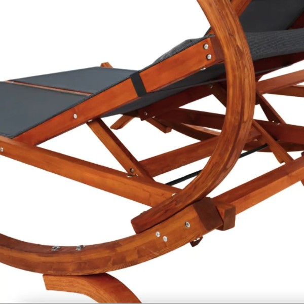 Садовий шезлонг Di Volio Pionza двомісний сірий