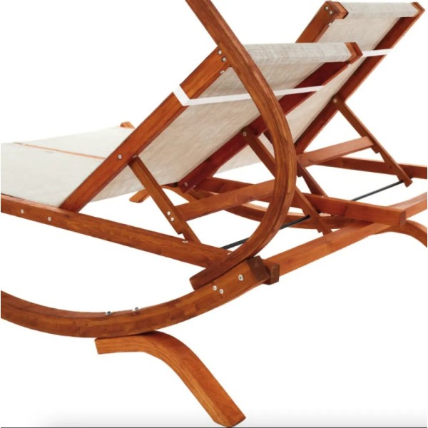 Садовий шезлонг Di Volio Pionza двомісний бежевий