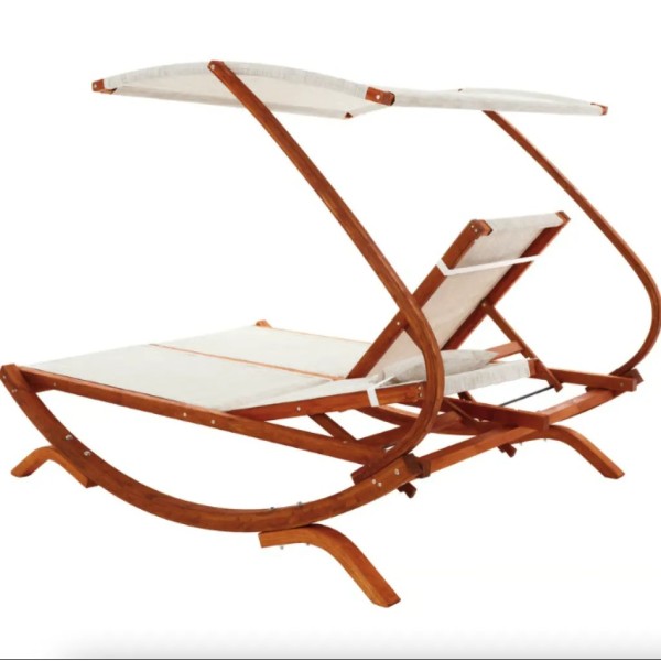 Садовий шезлонг Di Volio Pionza двомісний бежевий