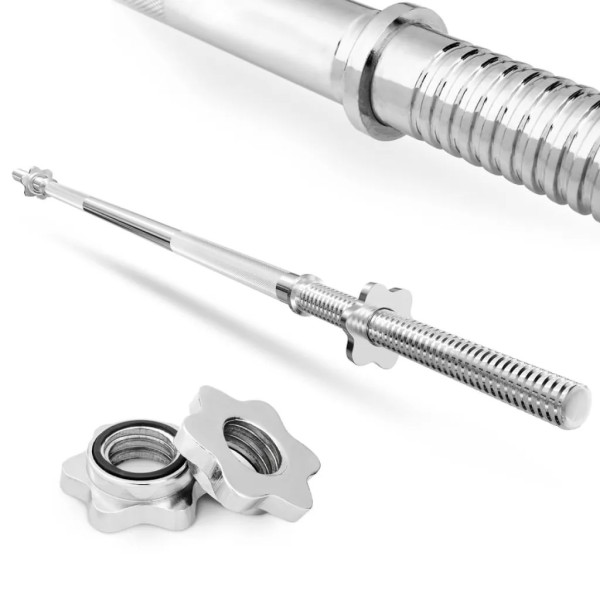 Набір зі штангою та гантелями Besport PowerPro 61 кг (гриф 167 см)