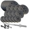 Набір зі штангою та гантелями Besport PowerPro 109 кг (гриф 167 см)