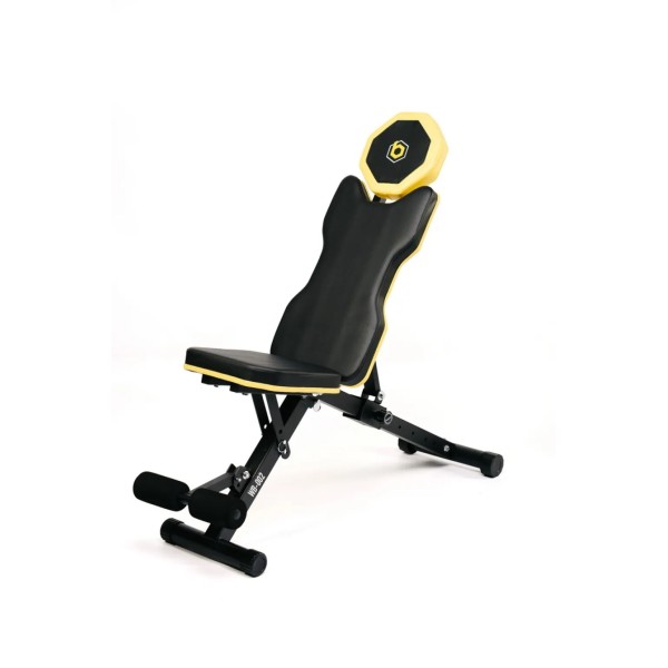 Набір з лавою Besport WB-002 та гантелями PowerPro 2×21 кг