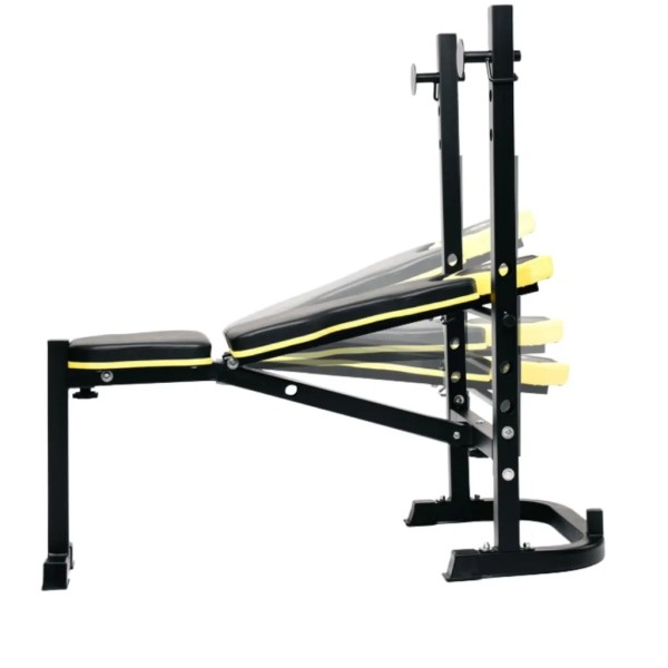 Набір з лавою Besport WB-003, штангою та гантелями PowerPro 68 кг