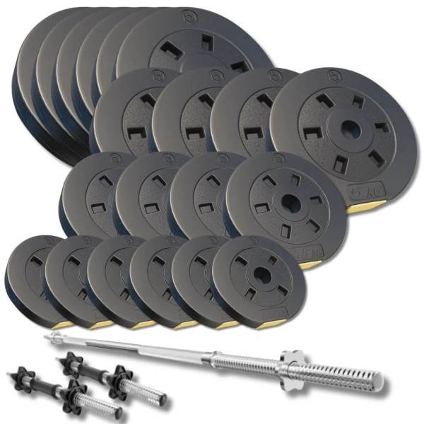 Набір з лавою Besport WB-003, штангою та гантелями PowerPro 109 кг