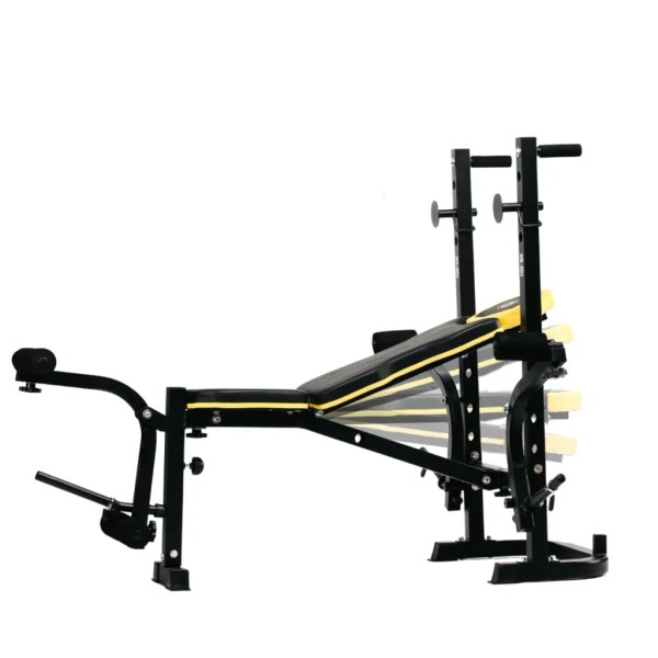 Набір з лавою Besport WB-004, штангою та гантелями PowerPro 89 кг