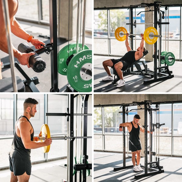 Тренажер Сміта з верхньою/нижнью тягою HMS SWC3101