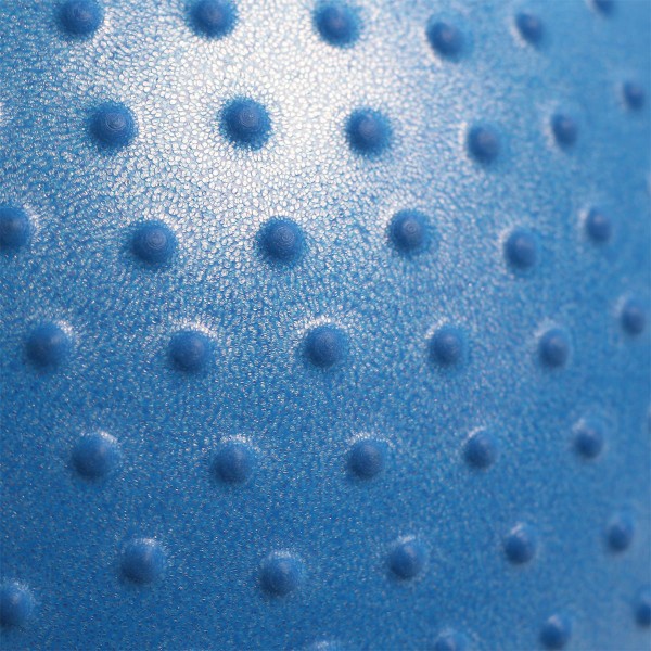 М’яч для фітнесу шипований YB03 New HMS Anti-Burst 55 см синій + насос