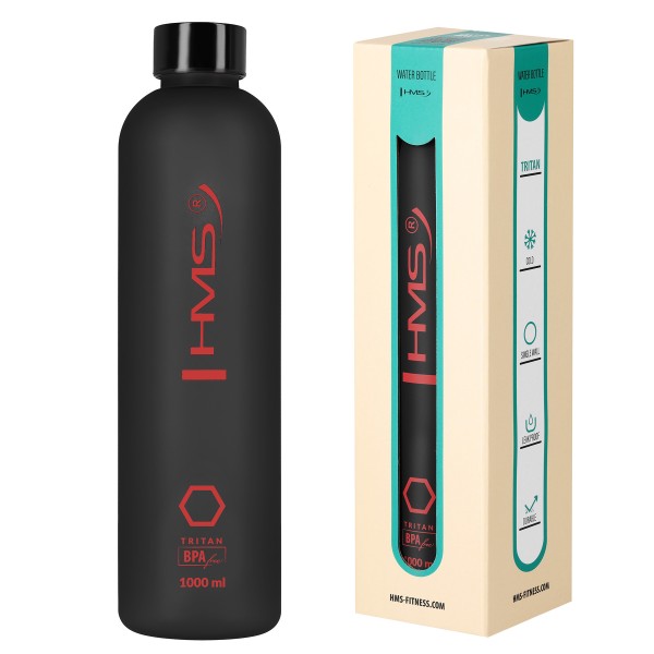 Пляшка тританова HMS NCD61 1000 мл чорна