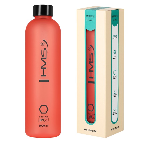 Пляшка тританова HMS NCD61 1000 мл червона