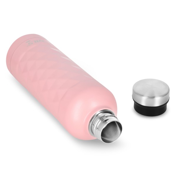 Термопляшка Nils NC3805, 750 мл, нержавіюча сталь, рожева