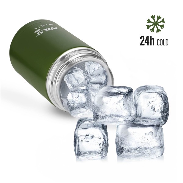 Термос для їжі Nils NC3802, 1000 мл, нержавіюча сталь, зелений