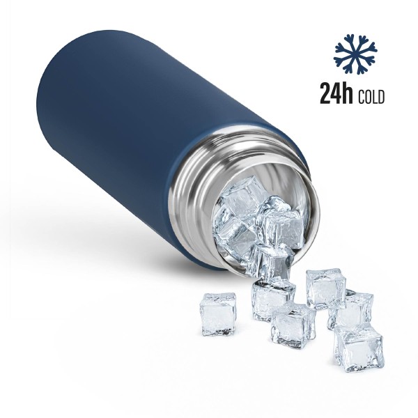 Дорожній термос Nils NC3803, 500 мл, нержавіюча сталь, синій