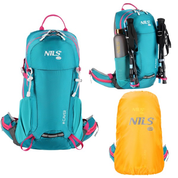 Рюкзак туристичний Nils Camp NC1950 18 л, бірюзовий