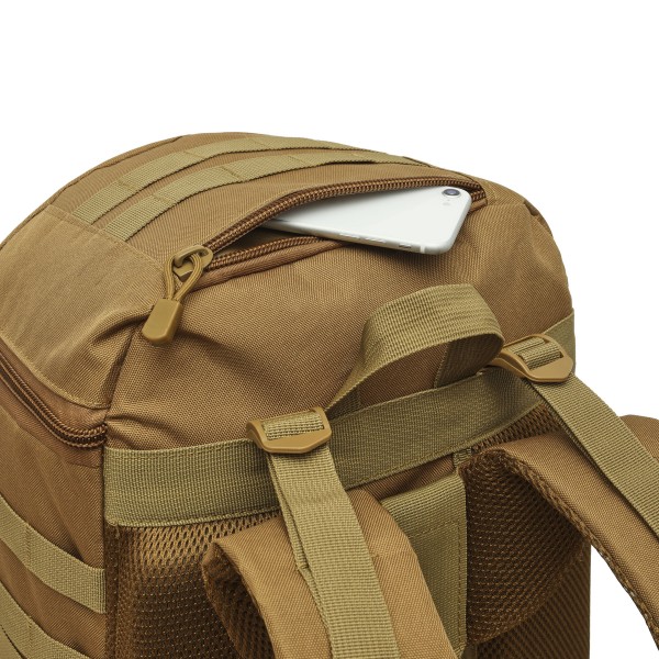 Тактичний рюкзак Nils Camp NC3903 Maverick 65 л, коричневий