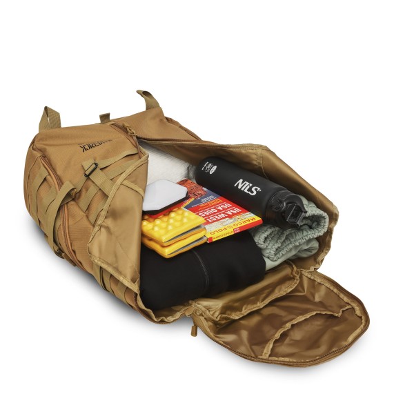 Тактичний рюкзак Nils Camp NC3903 Maverick 65 л, коричневий