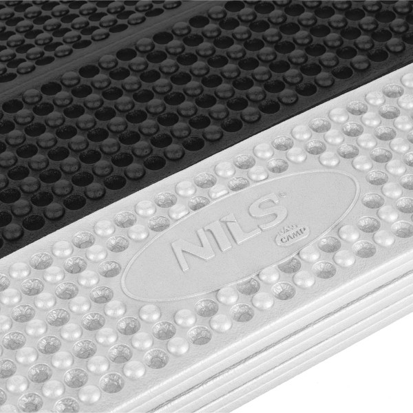 Килимок кемпінговий Nils Camp NC17103, алюмінієва поверхня, 195см, чорний