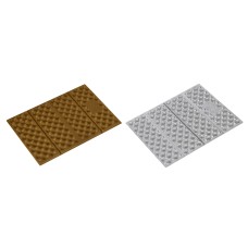 Килимок кемпінговий для сидіння Nils Camp NC17105, алюміній, 40 см, коричневий