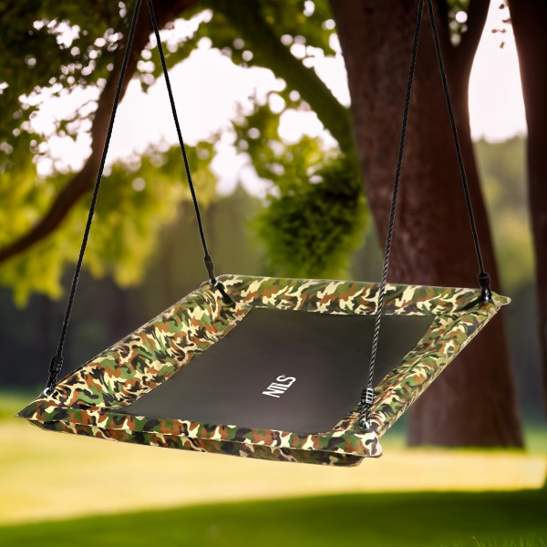 Гойдалка гніздо лелеки Nils Camp NB5043, 150х80 см, камуфляж