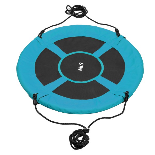 Гойдалка гніздо лелеки Nils Camp NB5031, кругла, 100см, бірюзова