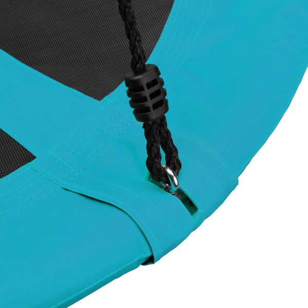 Гойдалка гніздо лелеки Nils Camp NB5031, кругла, 100см, бірюзова