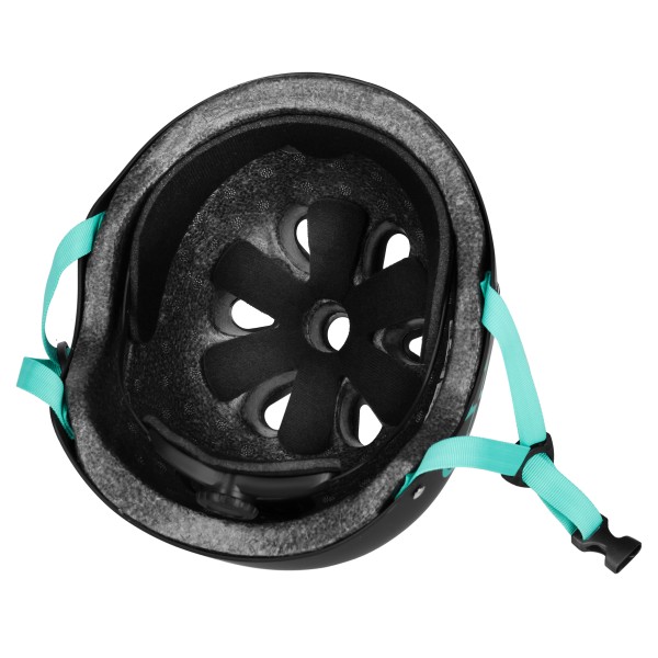 Захисний шолом MTW001 Nils Extreme, XS(48-52см), чорно-бірюзовий