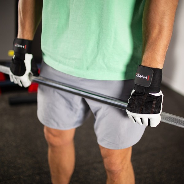 Тренувальні рукавички HMS RST04, M, біло-чорні