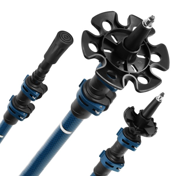 Трекінгові палиці Nils TK8601,телескопічні, алюміній, сині