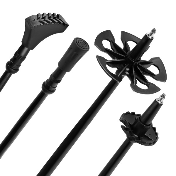 Палиці Nils NW8612 для скандинавської ходьби, алюміній, сірі