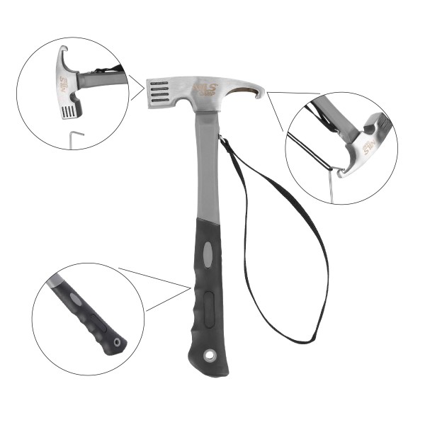 Туристичний молоток Nils Camp NC17109 з ремінцем