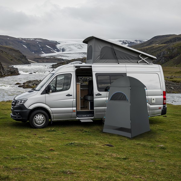 Кемпінгова роздягальня Nils Camp NC3025, XL, сіра