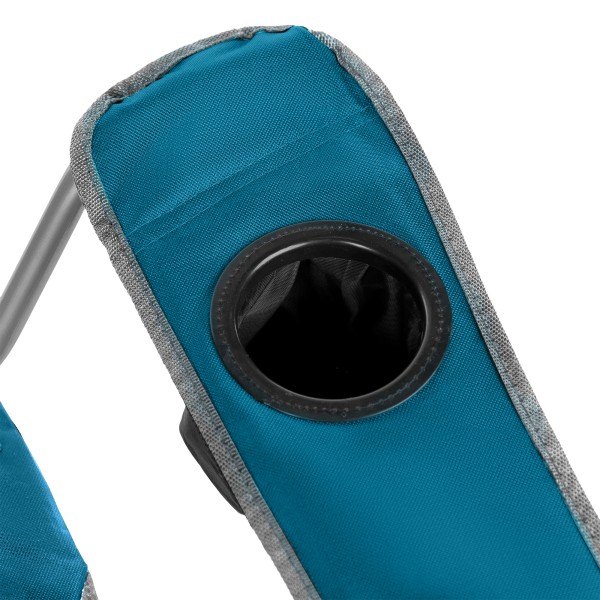 Кемпінгове крісло Nils Camp NC3080, складане, бірюзове