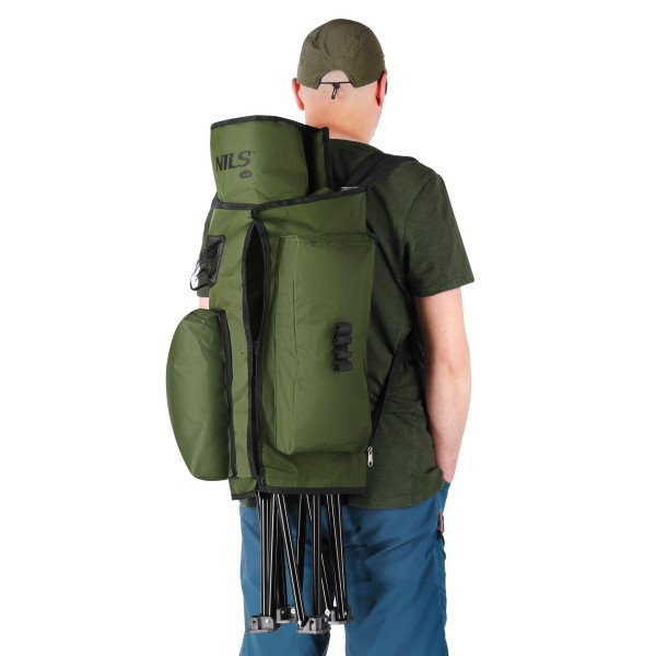 Рибальське крісло Nils Camp NC3703, складане, зелене