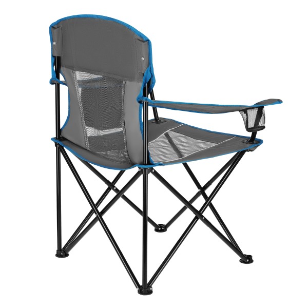 Крісло кемпінгове Nils Camp NC3706, складане, сіре