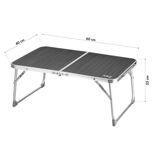 Кемпінговий стіл складаний Nils Camp NC3402, 40х60х25 см