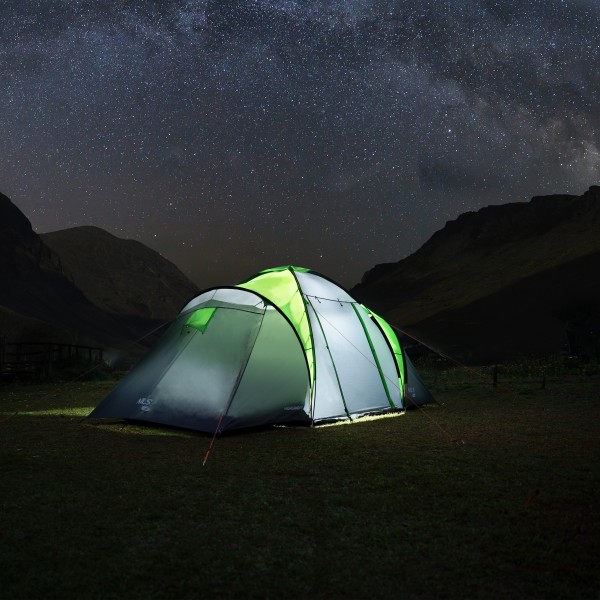 Кемпінговий намет на 4 особи Nils Camp NC6431 Highland IV, зелений