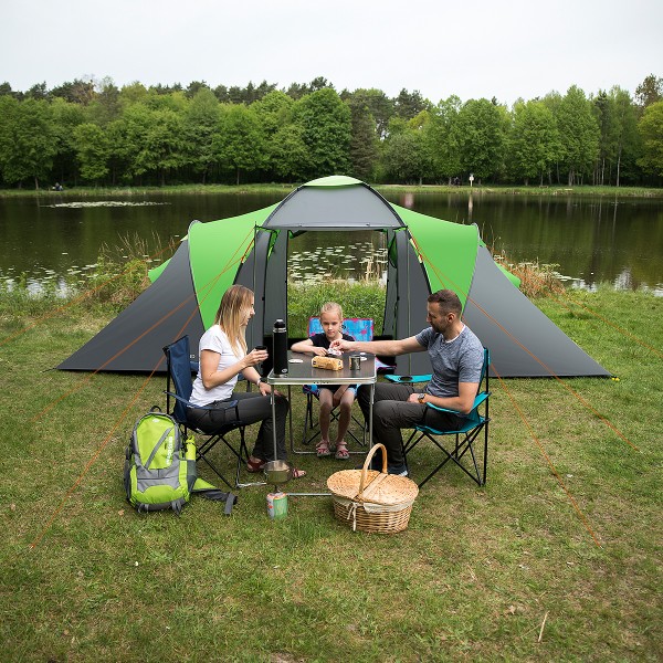 Кемпінговий намет на 4 особи Nils Camp NC6431 Highland IV, зелений