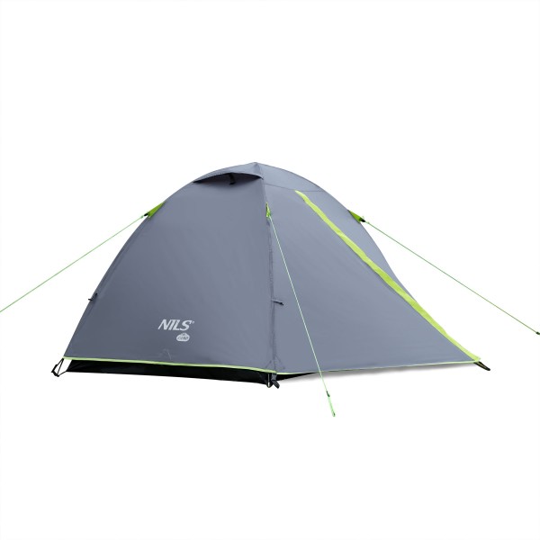 Кемпінговий намет на 3 особи Nils Camp NC6004 Explorer, сірий