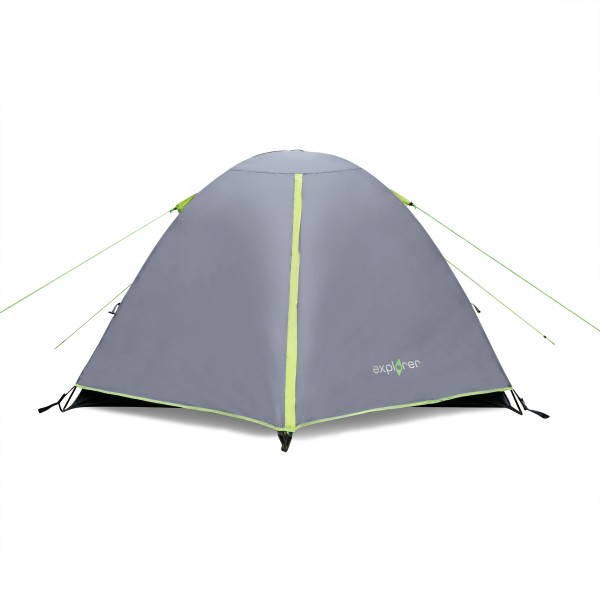 Кемпінговий намет на 3 особи Nils Camp NC6004 Explorer, сірий